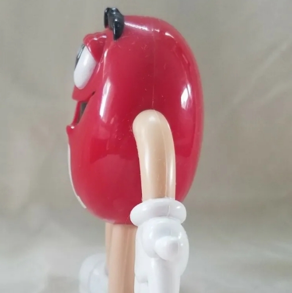 Red M&M Figure Toy Doll with Bendable Arms and Legs - 1990's - Picture 2 of 7